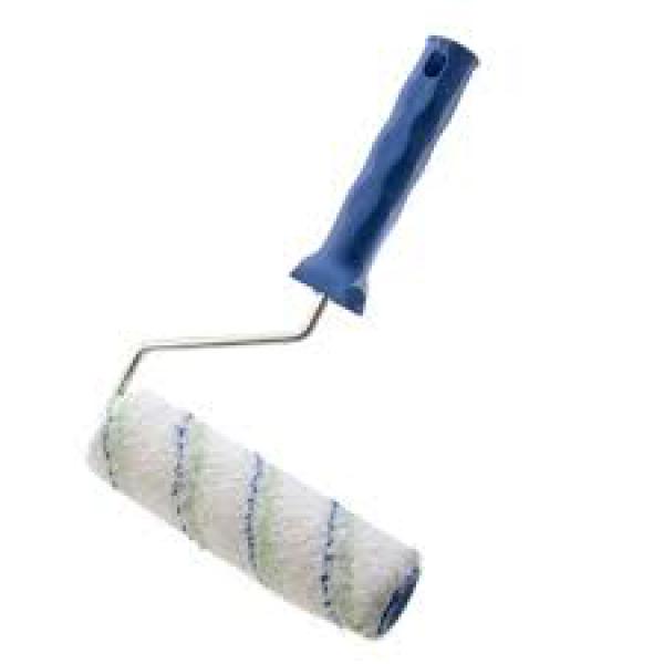 Валик 180 мм, ворс 12 мм, D - 36 мм, D ручки - 6 мм, полиэстер,"Водные краски", Сибртех 80192