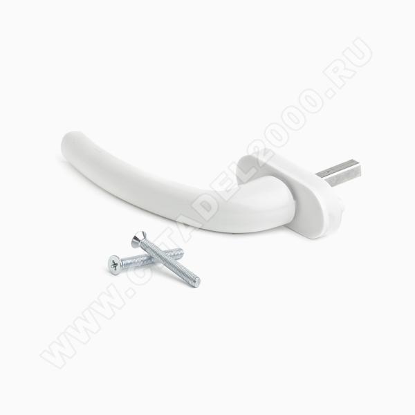 Ручка оконная металлическая HOPPE аналог (белая) WH 003 A879