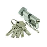 Цилиндровый механизм 80 (45х35) ключ/вертушка, никель, CBR-1, DORMA 7570